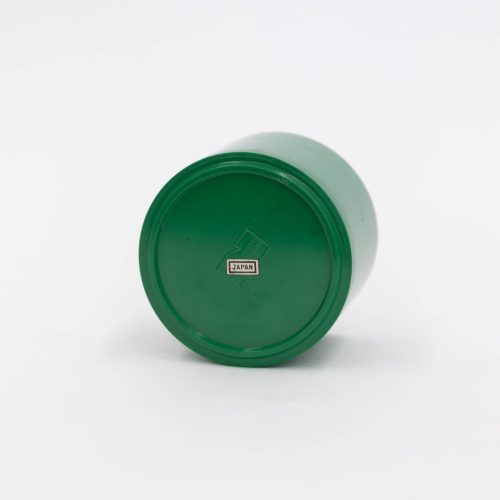 112 60s plastic ashtray with cast iron lid green 618775