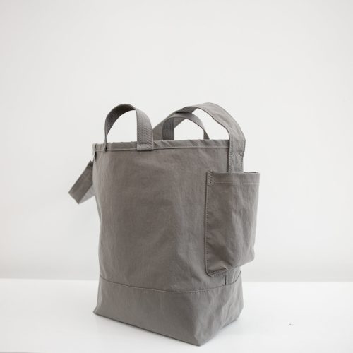 anunfold side pocket tote bag pt gray 212593