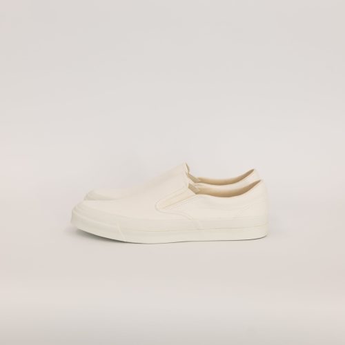 asahi deck slip on white shoes 627246