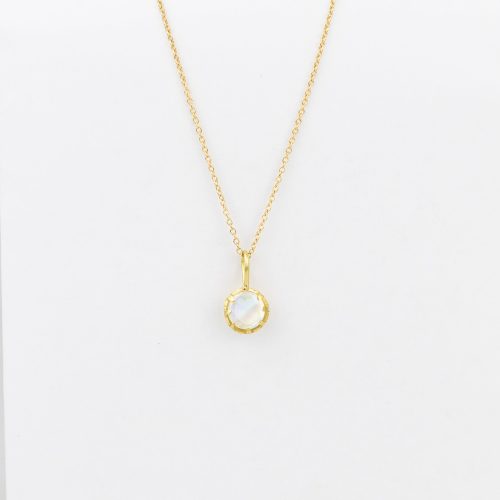 black barc heart moonstone necklace 998867