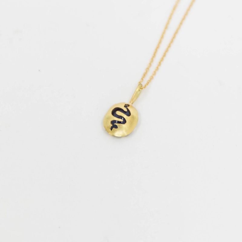 black barc hebi no 1 snake necklace 258150