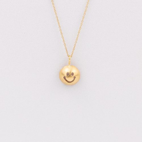 black barc smiley no 8 necklace 786315