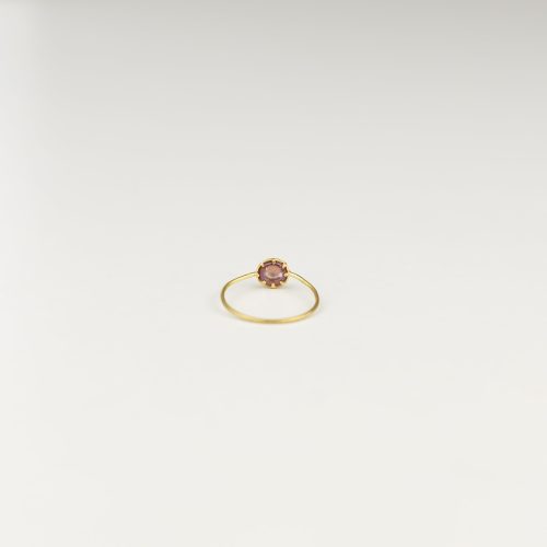 black barc smiley pink tourmaline ring 354760