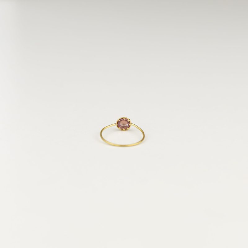 black barc smiley pink tourmaline ring 354760