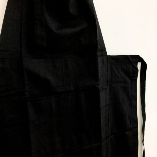 black bibbed apron by hakui hakui 6803 9 844018