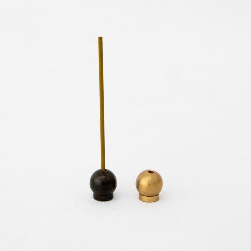 brass ball shaped incense holder 551380