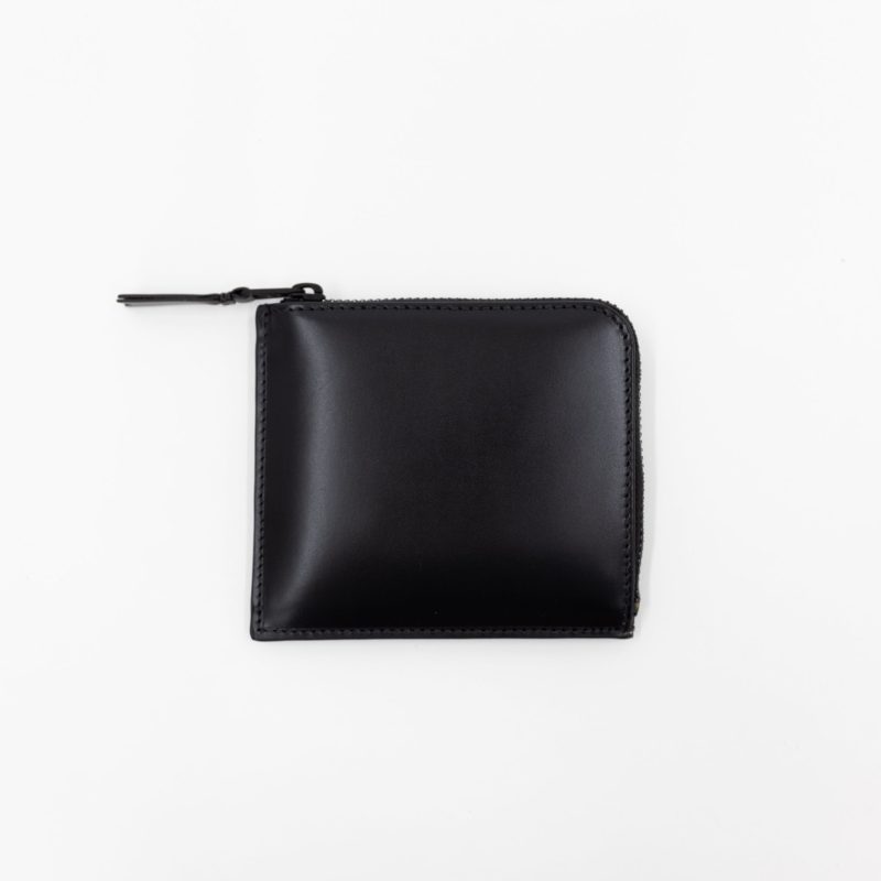 cdg zip around very black wallet 781171