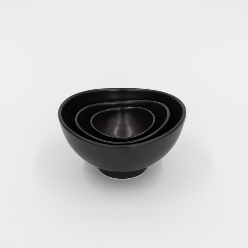 ceramic japan infinity bowls black 581078