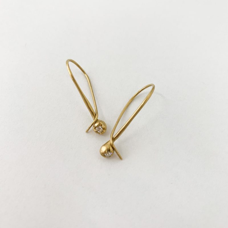 diamond ren earring 14kyg2d 130816