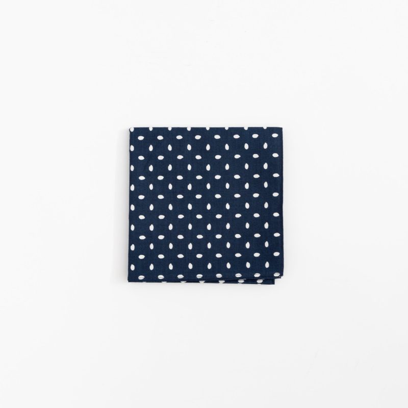 furoshiki white rice on navy 984337