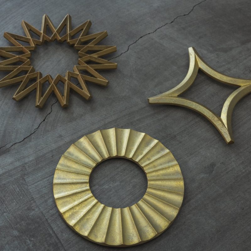 futagami brass trivets 810303