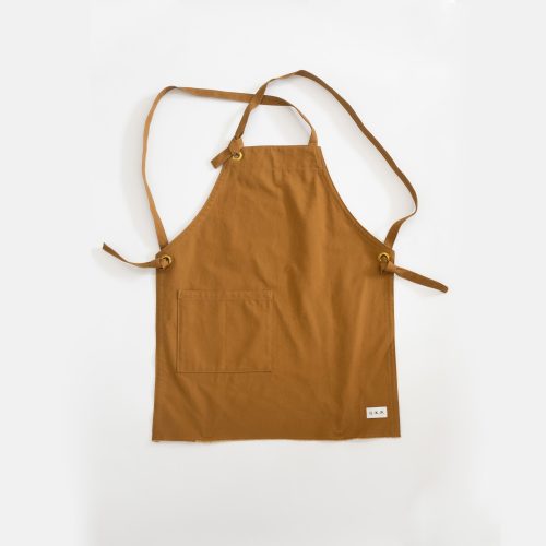 G.K.P Shorter Slip - On Style Apron with fringe finish : Organic Cotton | Tortoise General Store