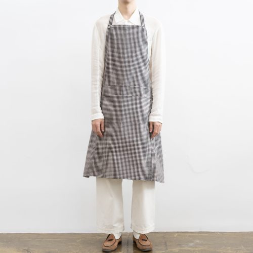 hakui bib apron gingham check 941969