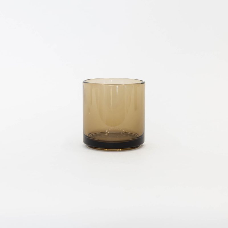 hasami porcelain glass tumbler amber 312586