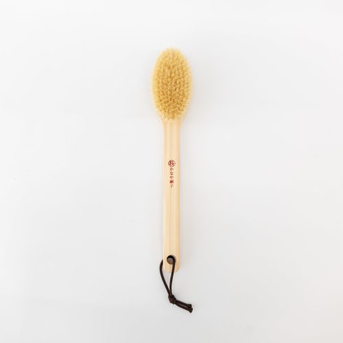 hinoki handle hog hair body brush 415623