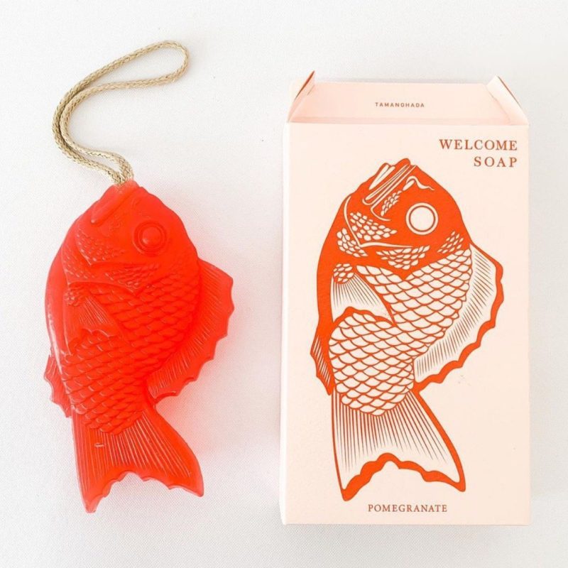 japanese tai fish soap red 530758