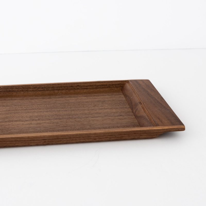 kinto sepia walnut nonslip trays small medium 477957