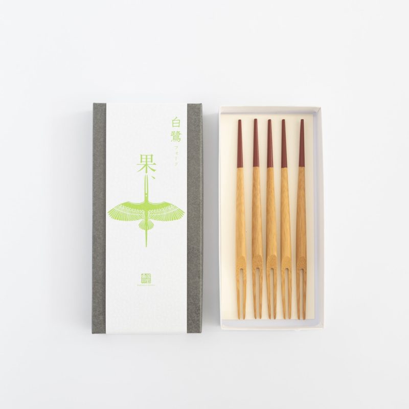 kosuga bamboo dessert forks sets of 5 210444