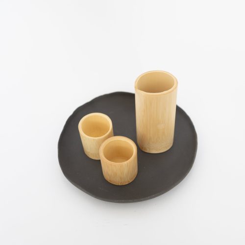 kosuga bamboo sake pitcher and cup set 594488