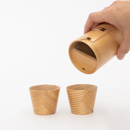 kurikyu wappa sake pitcher cup set 645270