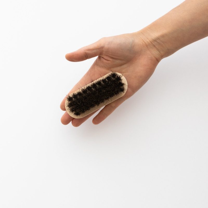 leather horse hair brush 854331