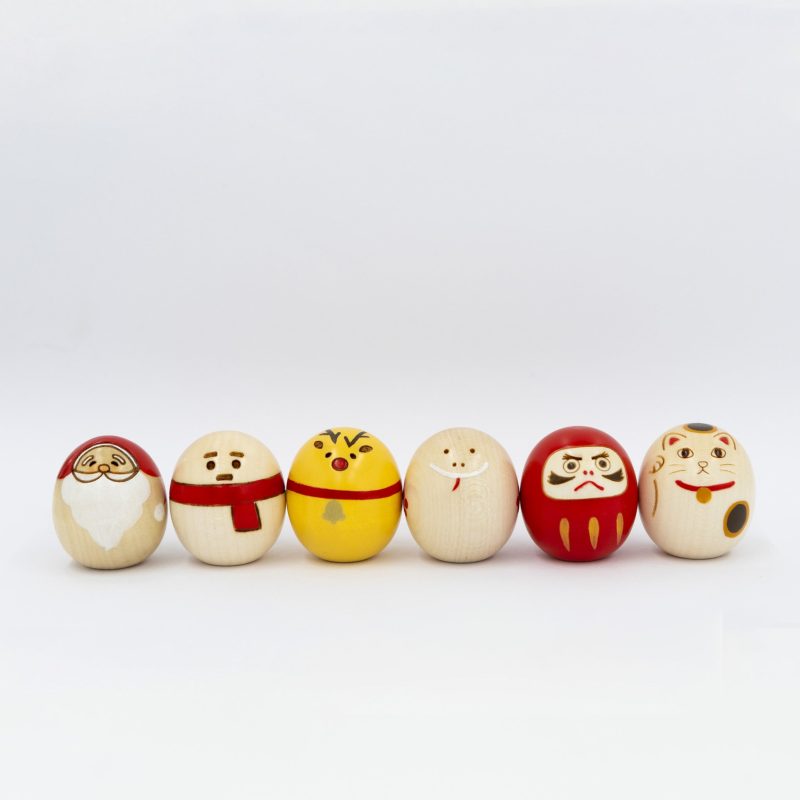 miniature holiday kokeshi ornament 687008