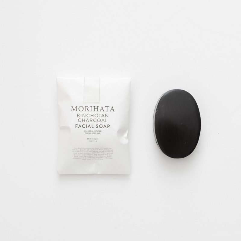 morihata binchotan charcoal facial soap 684367