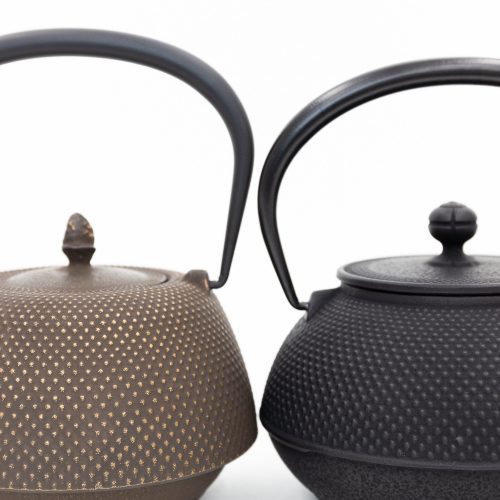 nanbu tekki cast iron teapot with strainer arare 415697