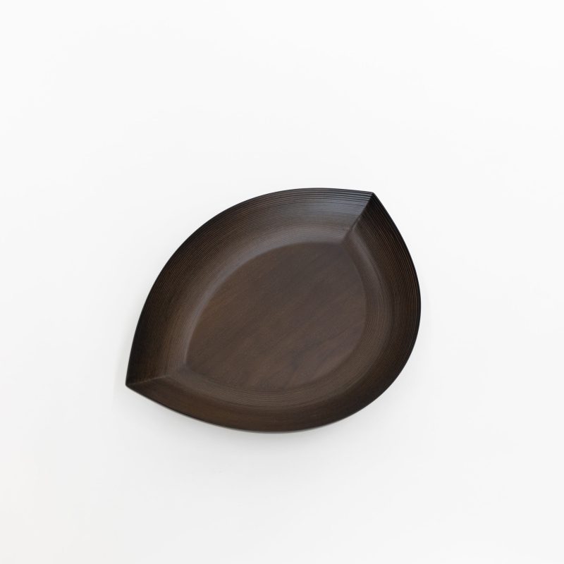 No Waste Bunaco Leaf Shaped Plate - Brown | Tortoise General Store