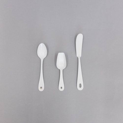 noda horo white enamelware utensils 365989