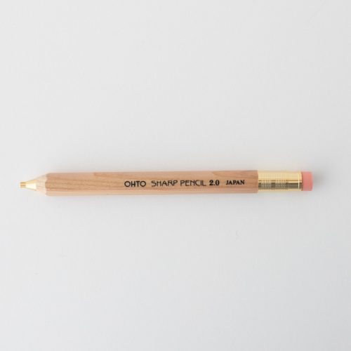 Ohto Wooden Mechanical Pencil 2.0mm - tortoise general store