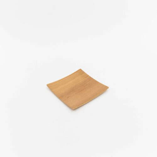 Orange Pine Natural Plywood Square Dish | Tortoise General Store