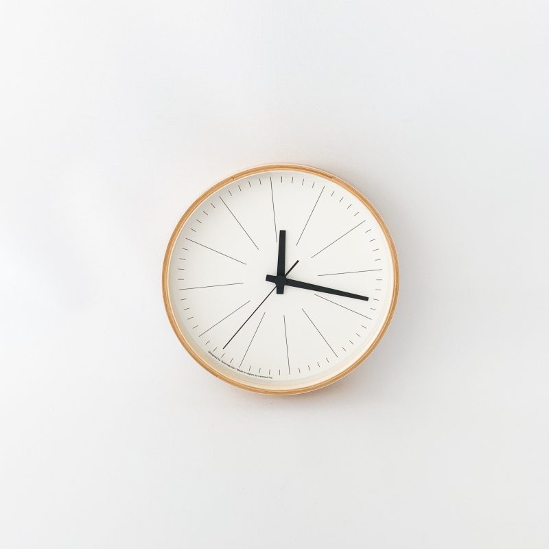 plywood lines clock yk18 17 727370