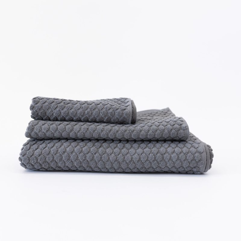 puchi puchi gray towels 401046