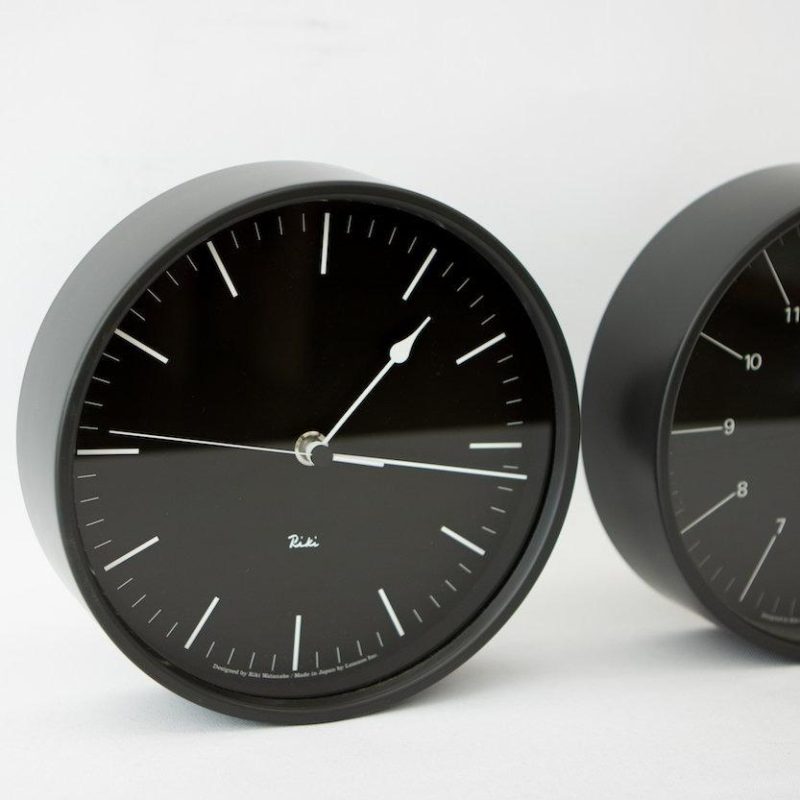 riki steel clock line wr08 24bk 835137