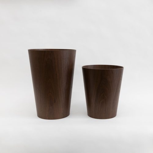 saito walnut wastebasket 724811