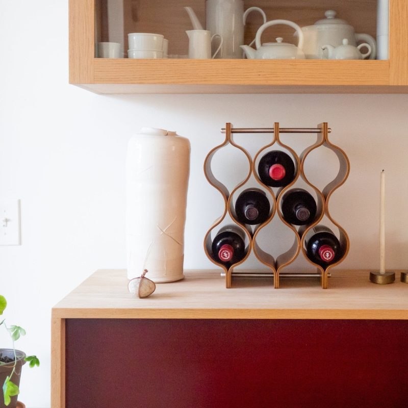 saito wood wine rack 518227