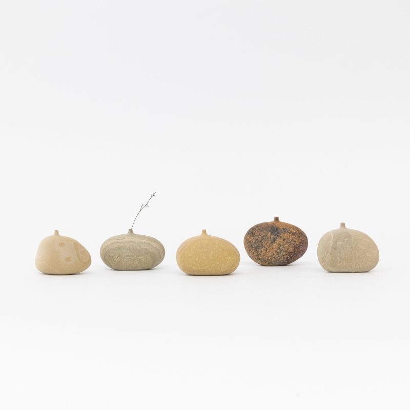 sea stone vases and sea stone with legs by mitsuru koga 156421