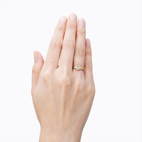 shihara align half round diamond ring 01 710670