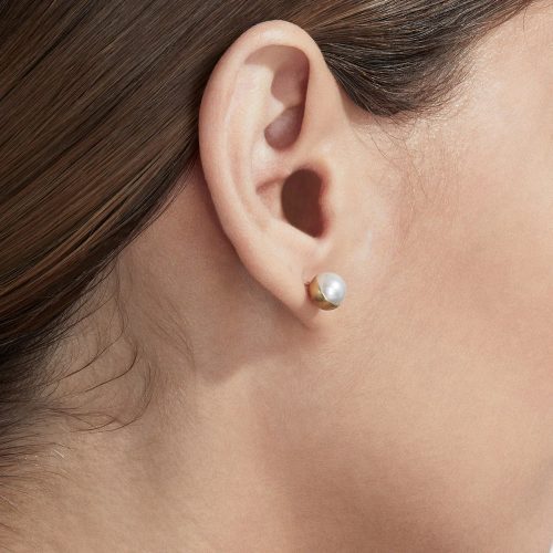 shihara half pearl earring 450 408076