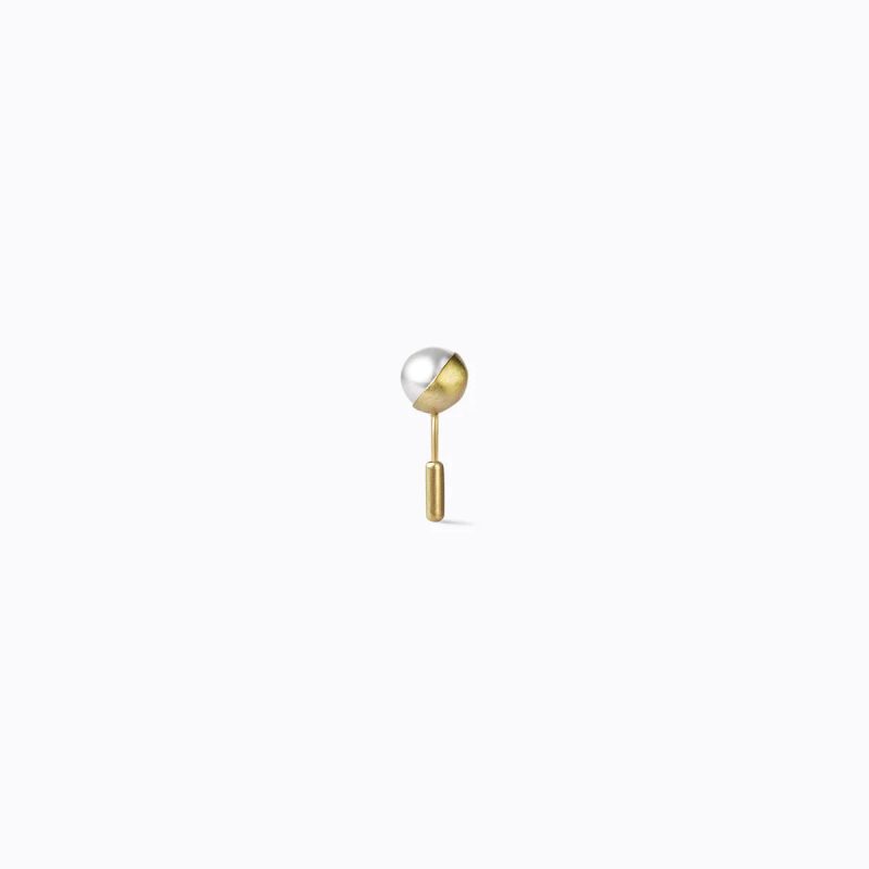 shihara half pearl earring 450 612092