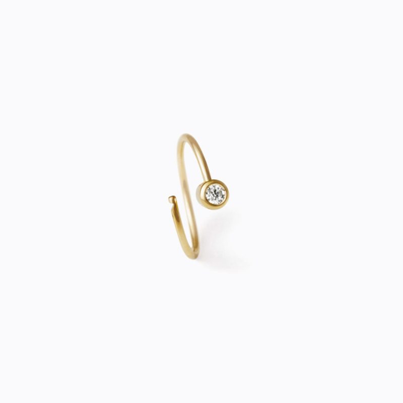 shihara one stone hoop earring 01 120033