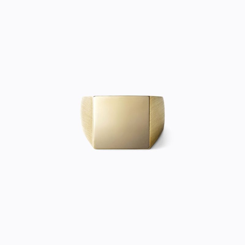 shihara signet square ring s 612438