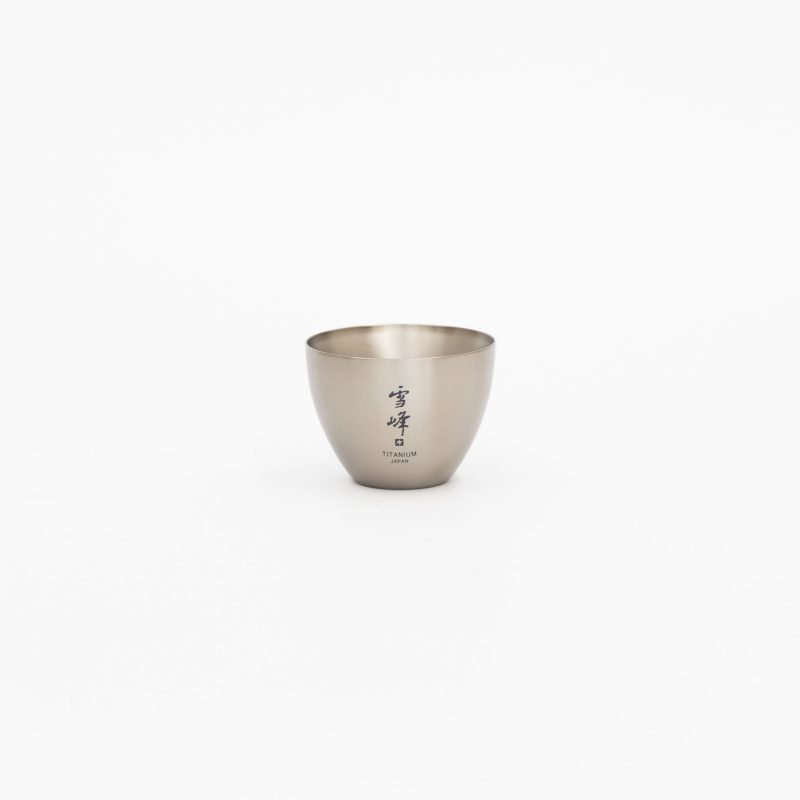 snow peak titanium sake double wall cup 157329