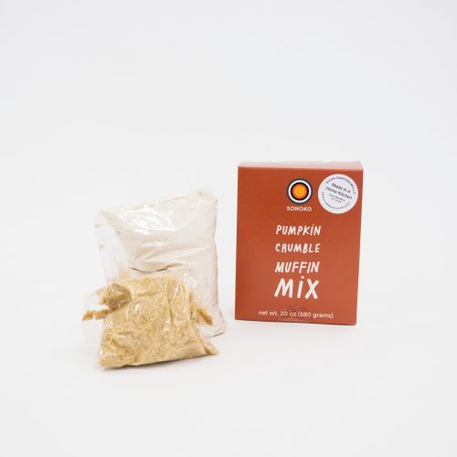 sonoko pumpkin crumble muffin mix 834849