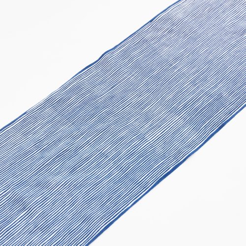 tenugui blue wavy staggered stripe 971231