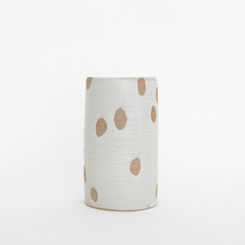 tomoro pottery ceramic petal cylinder xl 281728