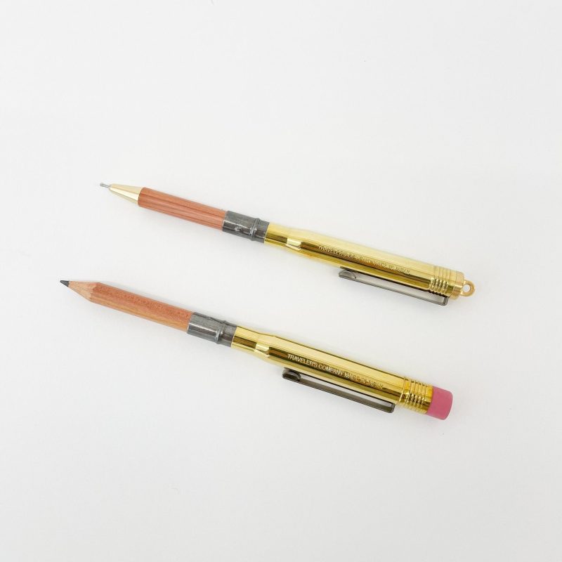 travelers company brass ballpoint pen pencil 280803